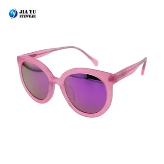 New Colors Pink Mirror Lens Fashion Ladies Polarized Women Acetate Sunglasses